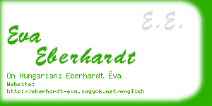 eva eberhardt business card